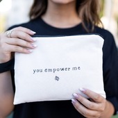 Hand-embroidered mini zip pouch. With every purchase, you empower ethical fashion, and the artisans empower you through what they create. 

#ethicalfashion #shoplocal #producthighlight #handmade #youempowerme #supportsmallbusiness #embroidered
